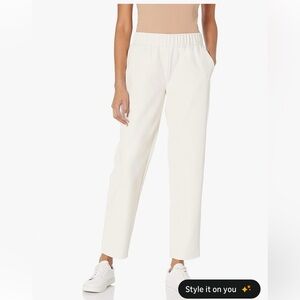 Elegant White Women's Straight Leg Pants